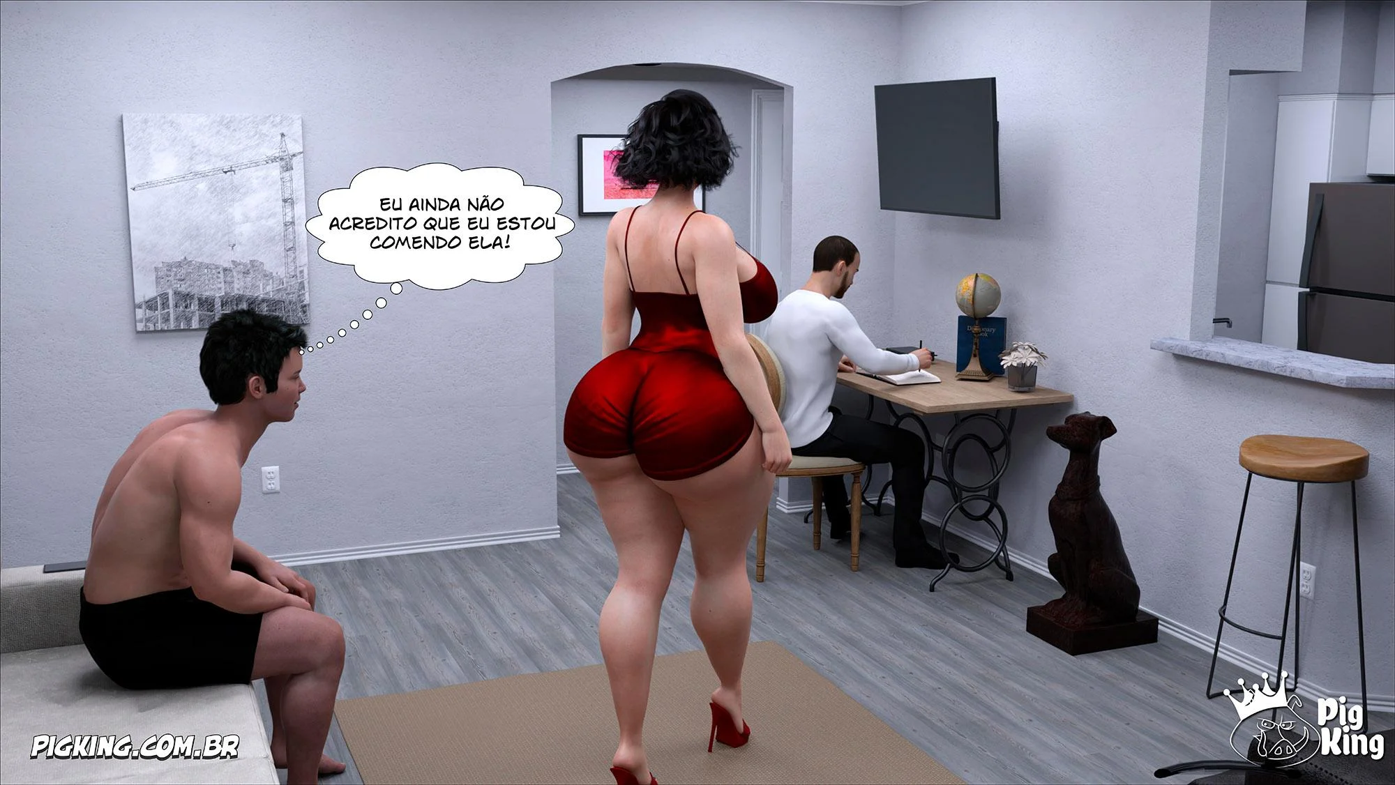 Pessoa da Casa Abusa de Miranda em Cenas Quentes de Sexo em HQ 3D Pessoa da Casa Abusa de Miranda em Cenas Quentes de Sexo em HQ 3D