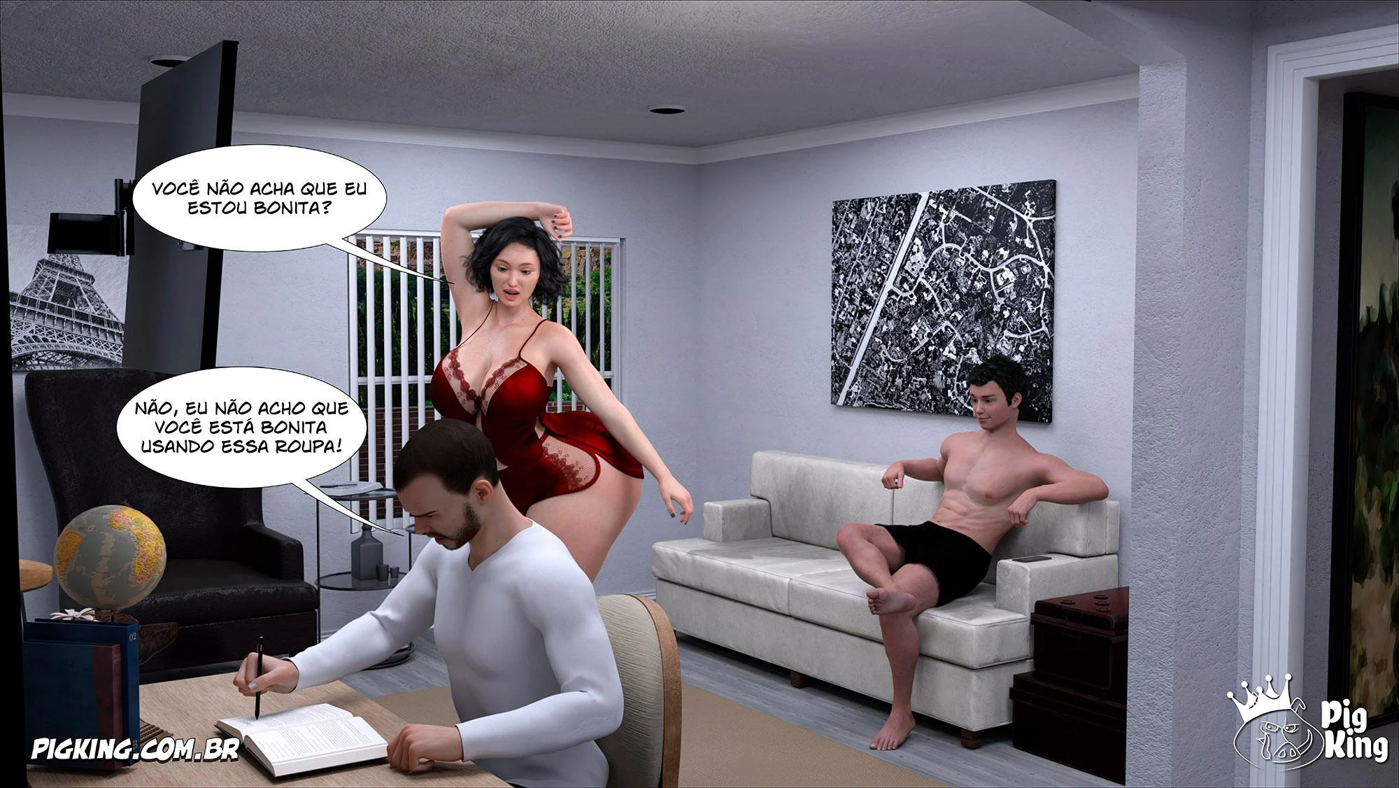 Pessoa da Casa Abusa de Miranda em Cenas Quentes de Sexo em HQ 3D Pessoa da Casa Abusa de Miranda em Cenas Quentes de Sexo em HQ 3D