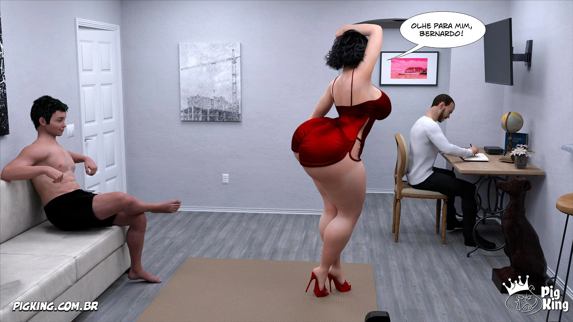 Pessoa da Casa Abusa de Miranda em Cenas Quentes de Sexo em HQ 3D Pessoa da Casa Abusa de Miranda em Cenas Quentes de Sexo em HQ 3D