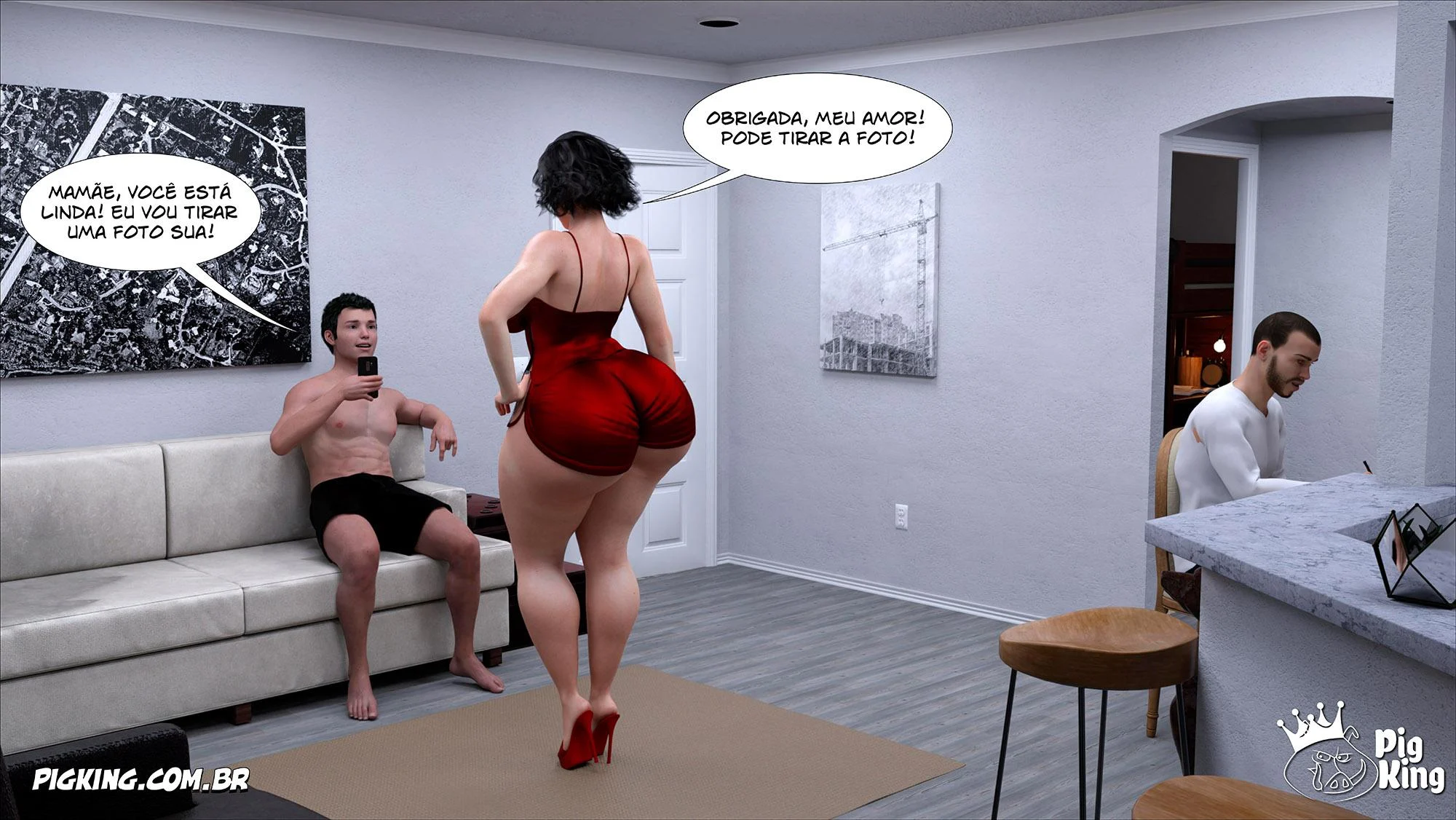 Pessoa da Casa Abusa de Miranda em Cenas Quentes de Sexo em HQ 3D Pessoa da Casa Abusa de Miranda em Cenas Quentes de Sexo em HQ 3D