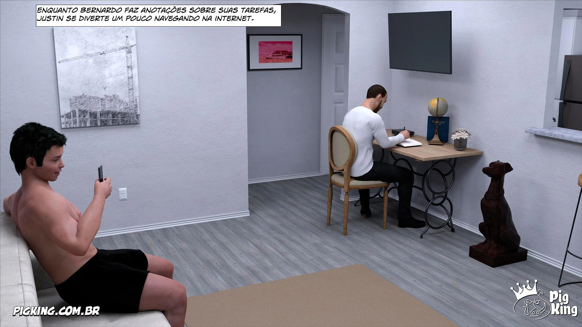 Pessoa da Casa Abusa de Miranda em Cenas Quentes de Sexo em HQ 3D Pessoa da Casa Abusa de Miranda em Cenas Quentes de Sexo em HQ 3D
