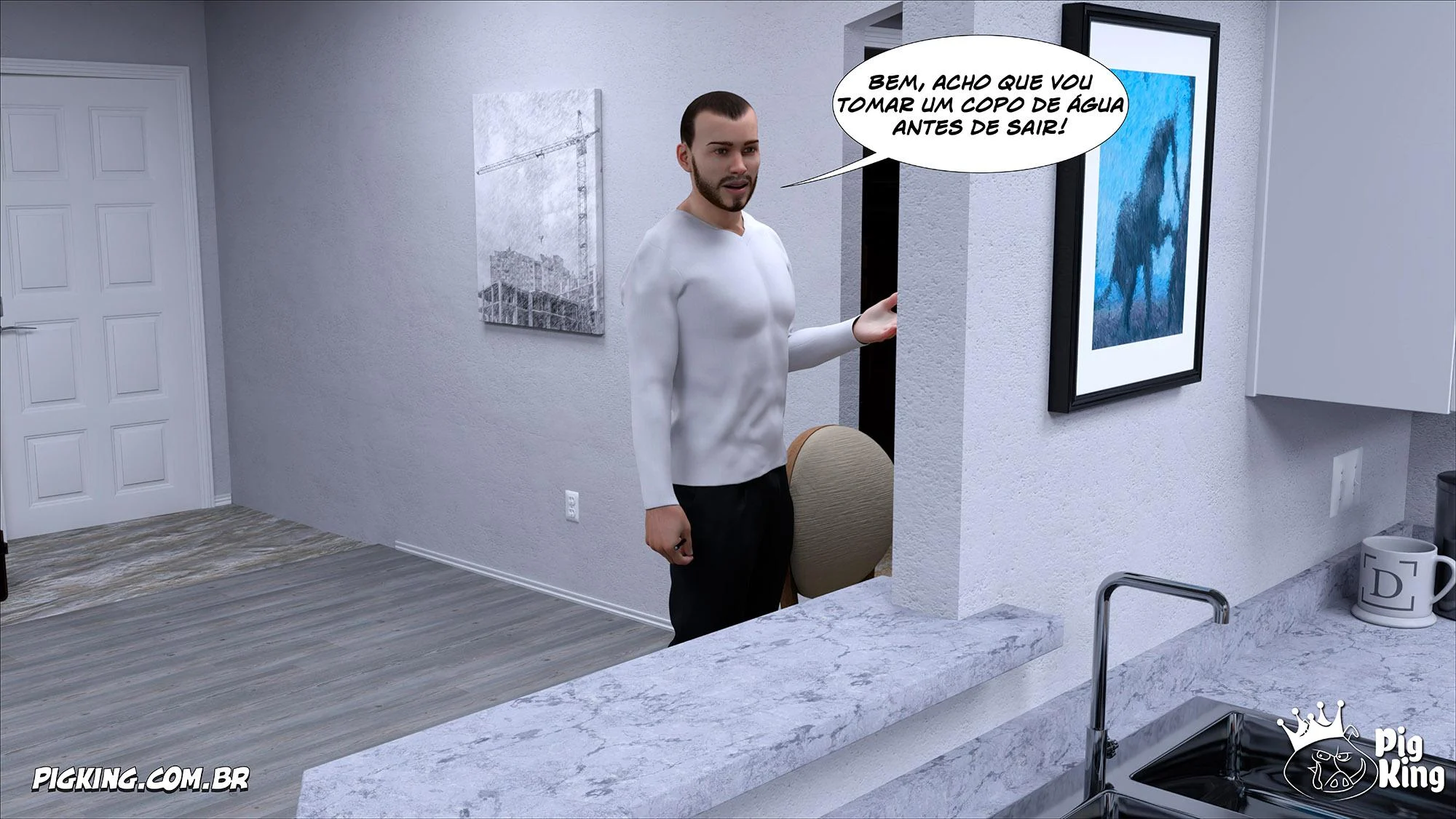 Marido Louco e Miranda: Quadrinhos Eróticos Explícitos em 3D
