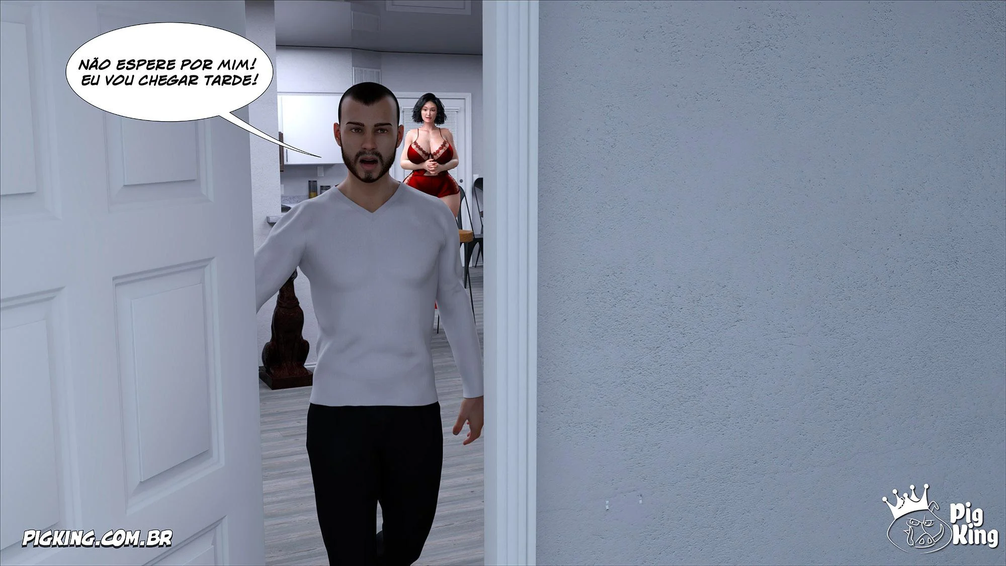 Marido Louco e Miranda: Quadrinhos Eróticos Explícitos em 3D