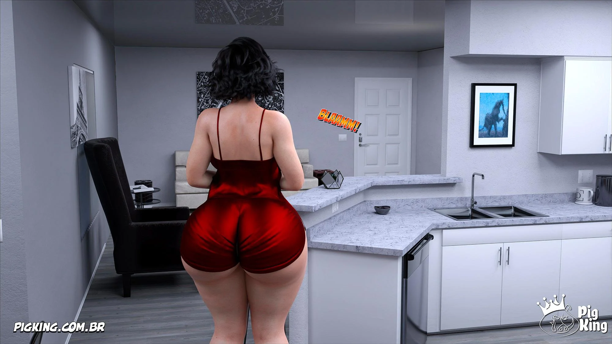 Marido Louco e Miranda: Quadrinhos Eróticos Explícitos em 3D