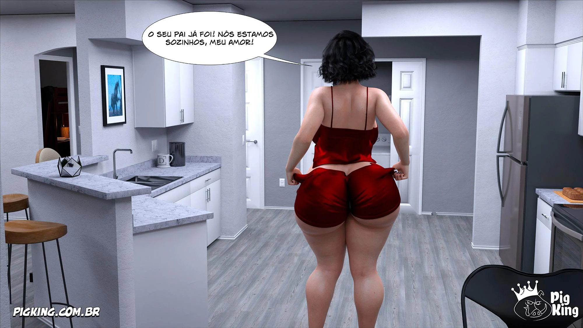 Marido Louco e Miranda: Quadrinhos Eróticos Explícitos em 3D