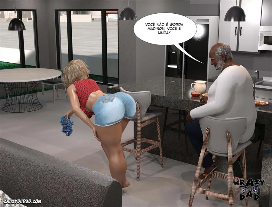 Quadrinhos Explícitos: Loucuras Sexuais com Madison em 3D