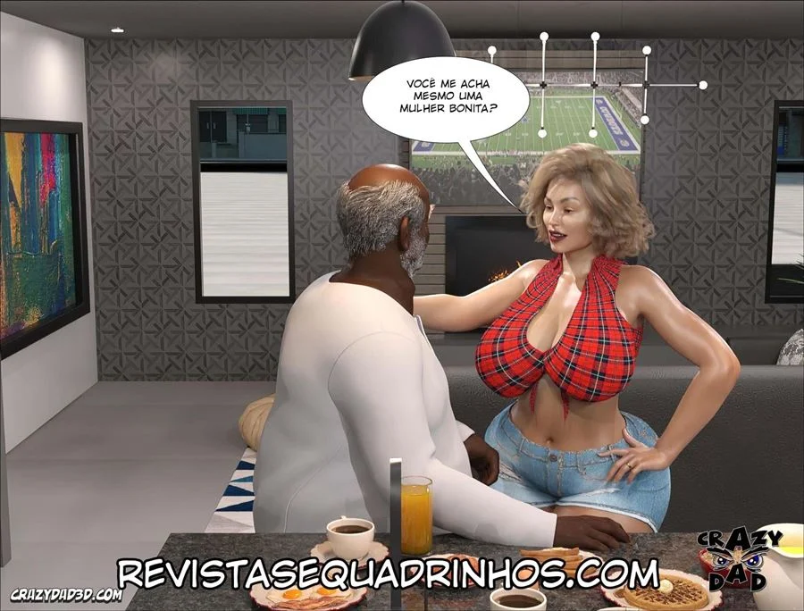 Quadrinhos Explícitos: Loucuras Sexuais com Madison em 3D