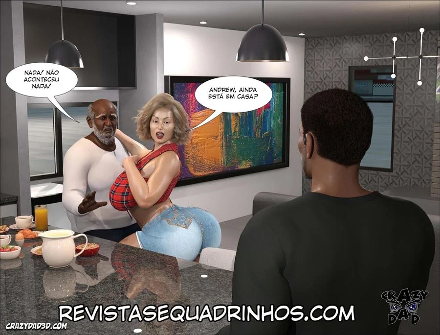 Quadrinhos Explícitos: Loucuras Sexuais com Madison em 3D