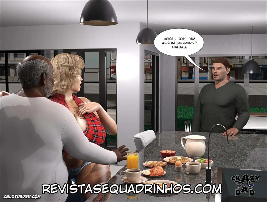 Quadrinhos Explícitos: Loucuras Sexuais com Madison em 3D