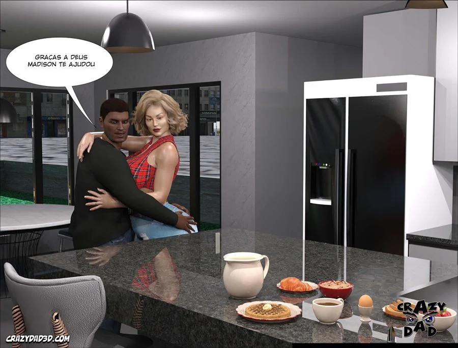 Quadrinhos Explícitos: Loucuras Sexuais com Madison em 3D