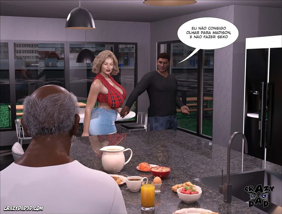 Quadrinhos Explícitos: Loucuras Sexuais com Madison em 3D