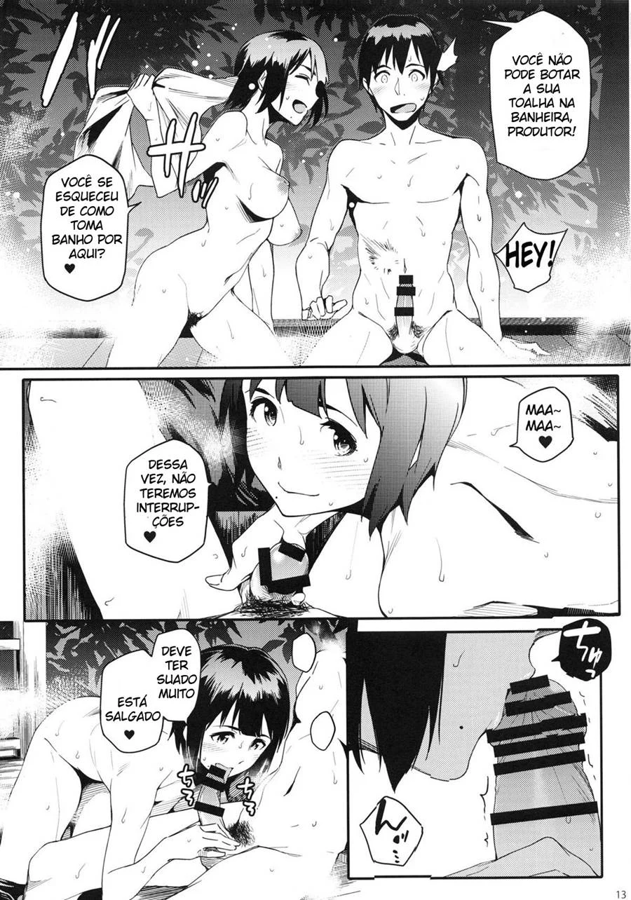 Fontes Termais com Kotori-san: Banho Quente e Tesão Sem Limites