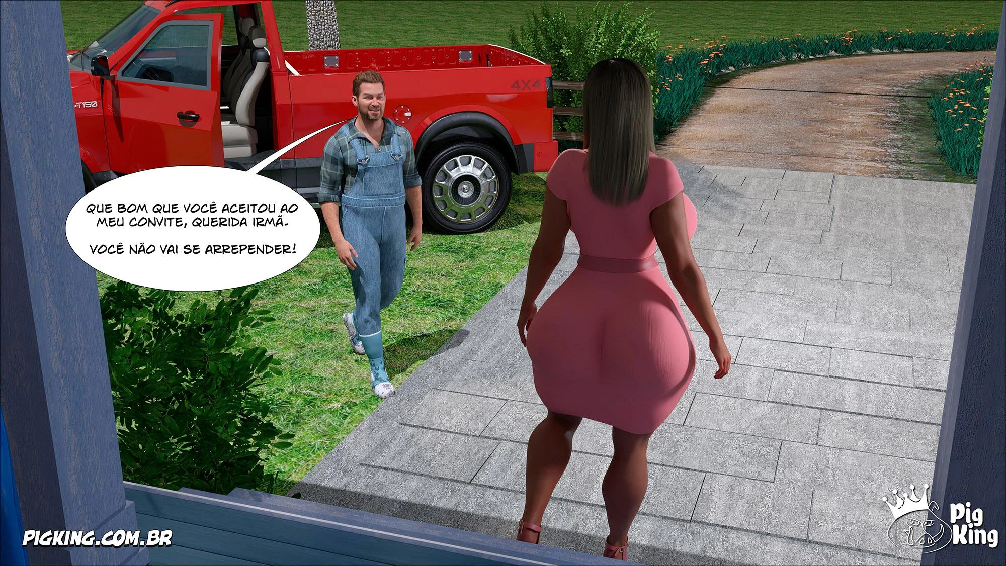 Viciante Foda de Vózinha Tarada - Hentai 3D Explícito em Quadrinhos