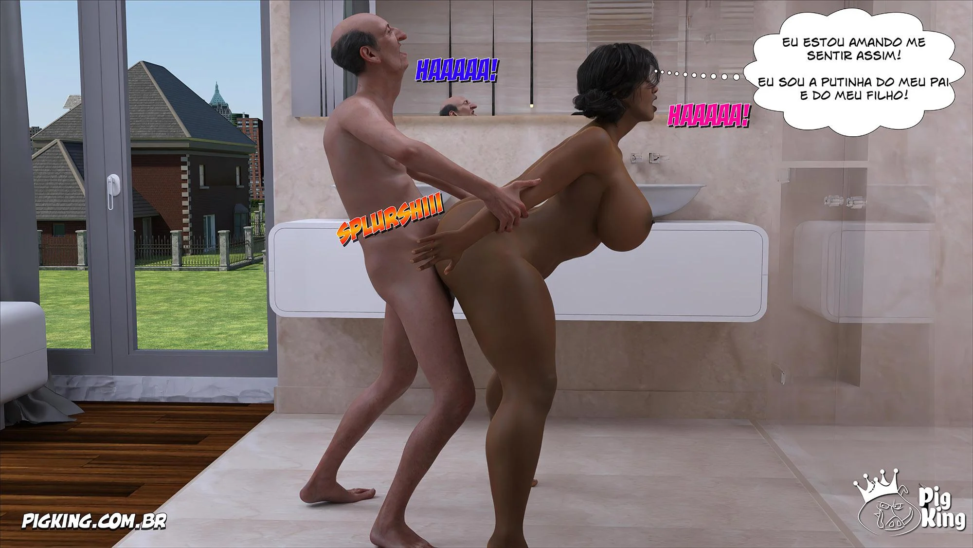 Quadrinhos Pornô Proibidos: Aventuras Eróticas em 3D de Família a Mil