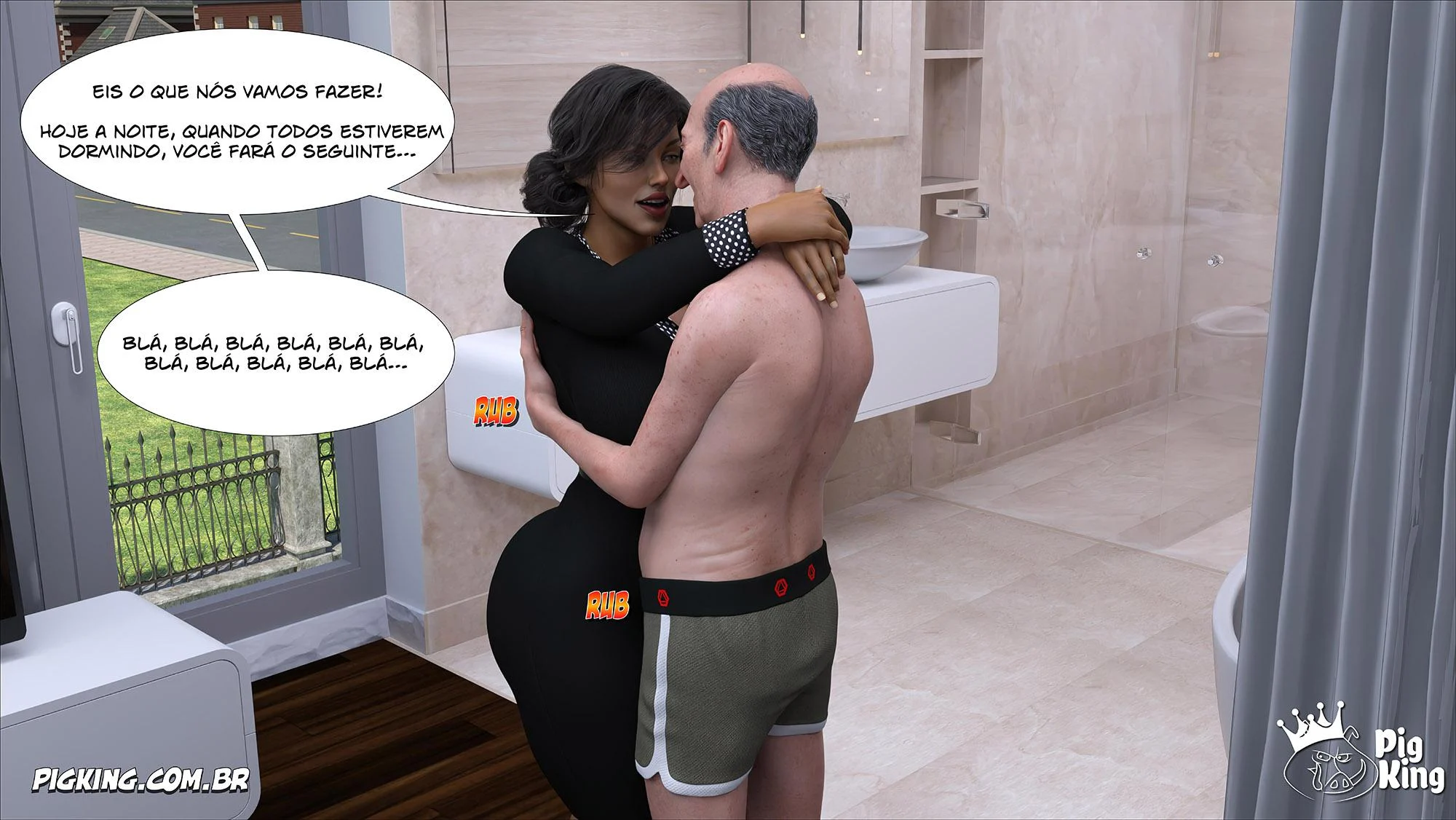 Desvios Proibidos: Quadrinhos Eróticos 3D com Fetish Explícito e Prazer Intenso