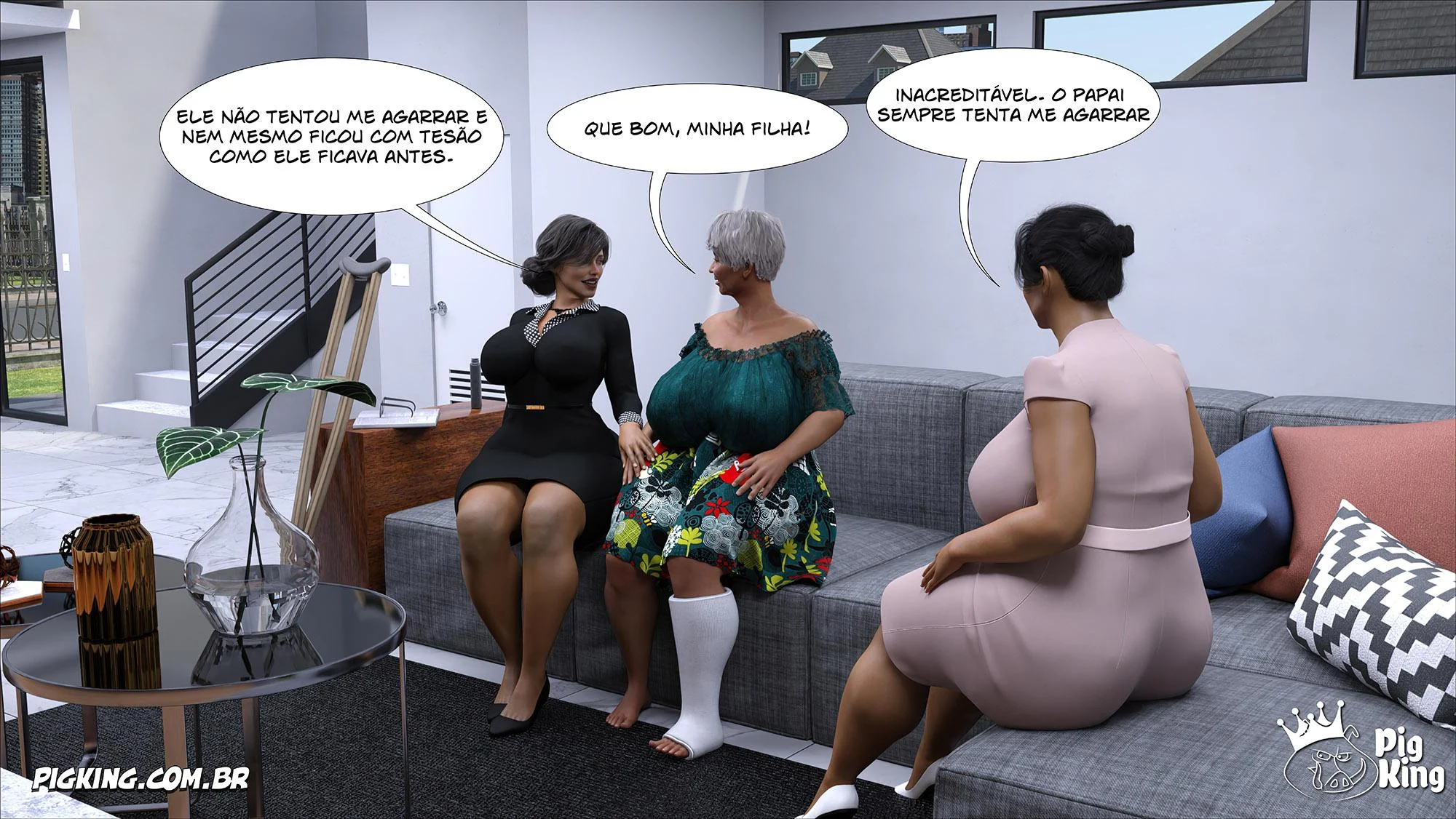 Desvios Proibidos: Quadrinhos Eróticos 3D com Fetish Explícito e Prazer Intenso