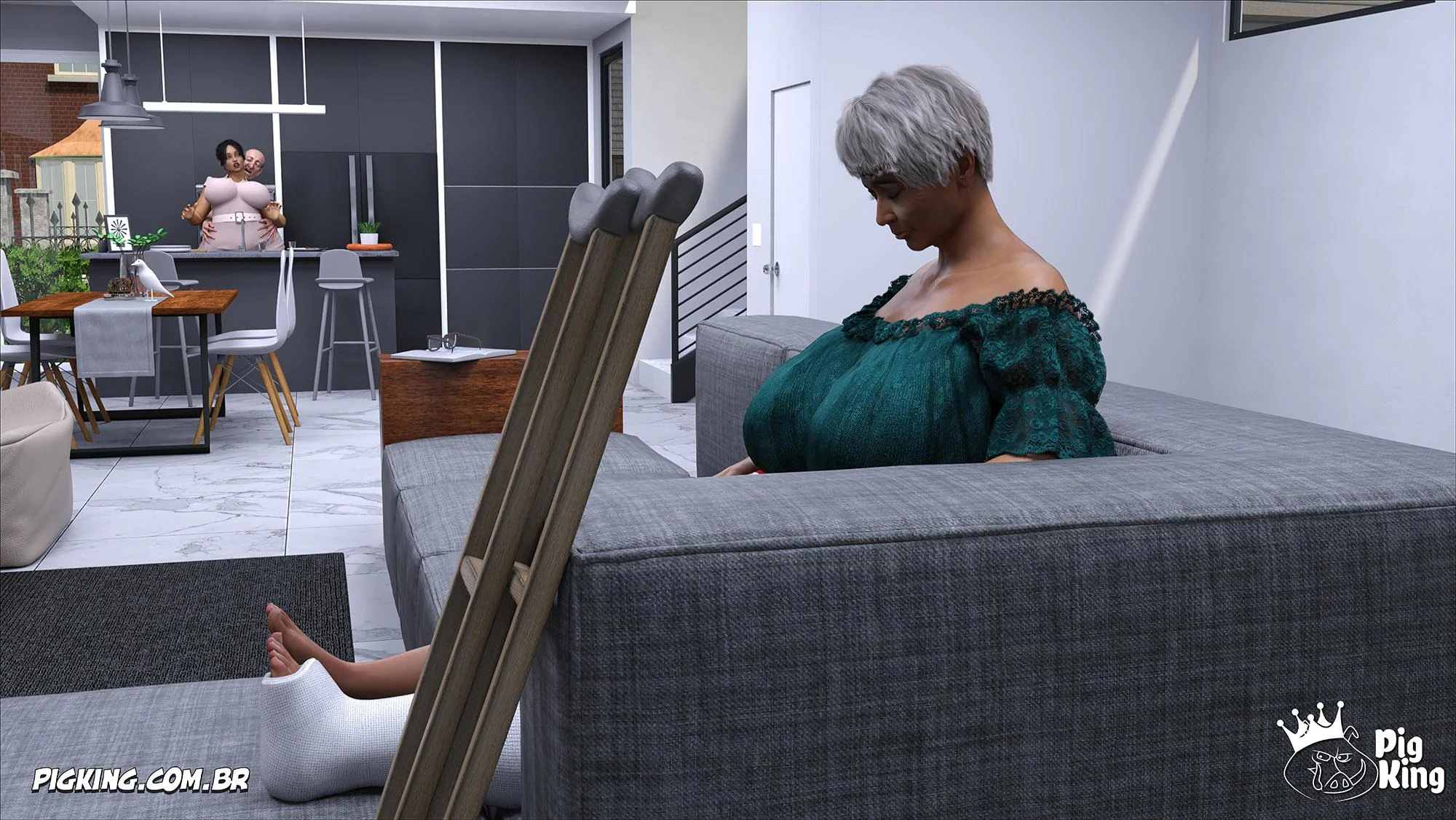Pornografia 3D Incestuosa: Ato Obsceno Entre Pai e Filha Proibida