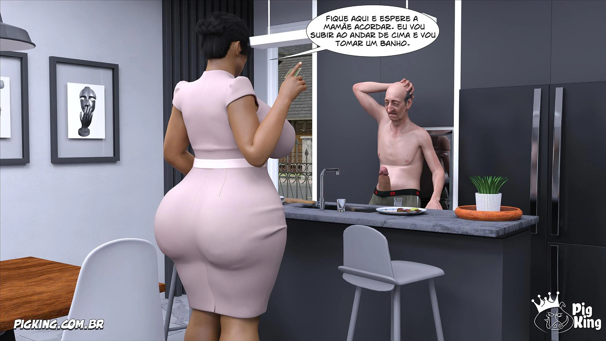 Pornografia 3D Incestuosa: Ato Obsceno Entre Pai e Filha Proibida