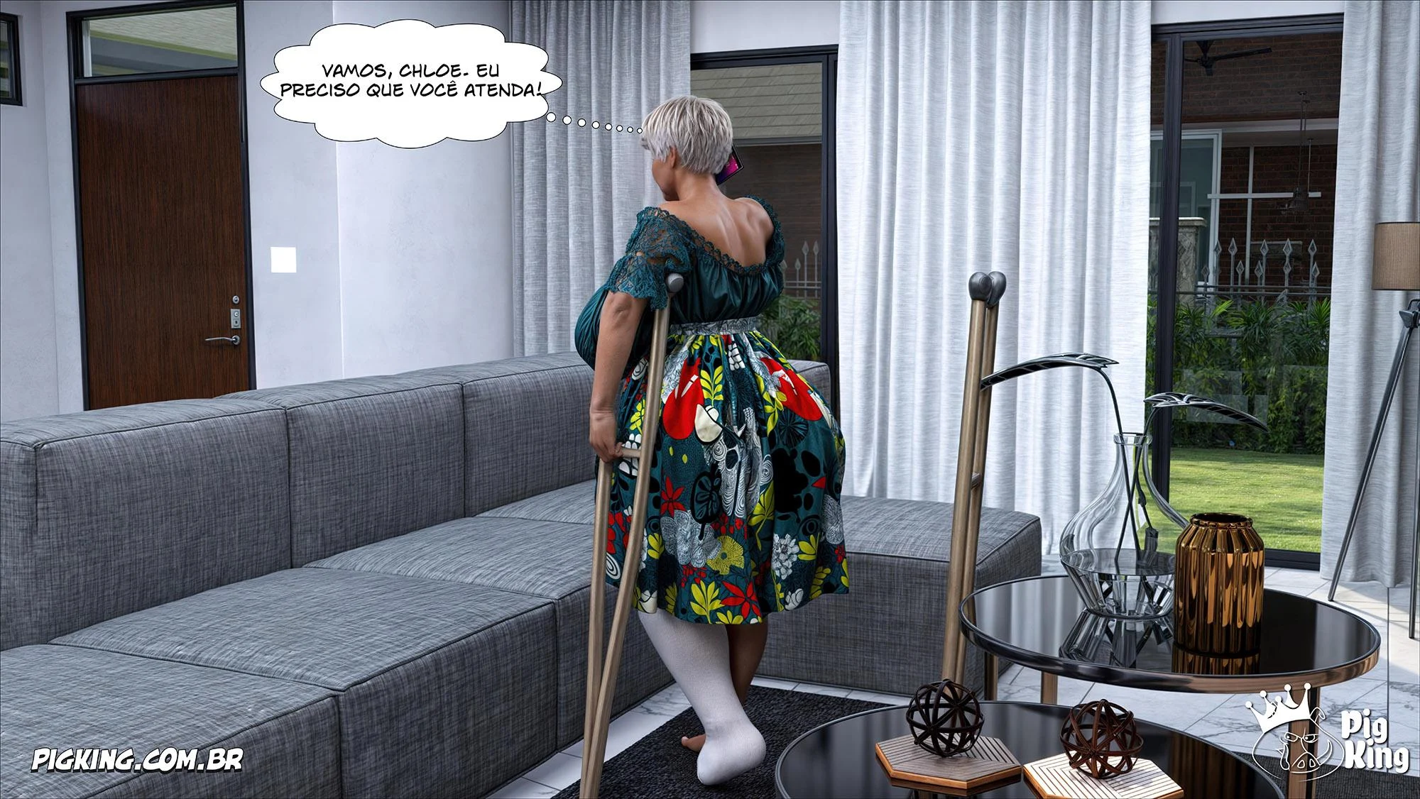 Paizão Tarado Transa com a Filha em HQ 3D Proibida