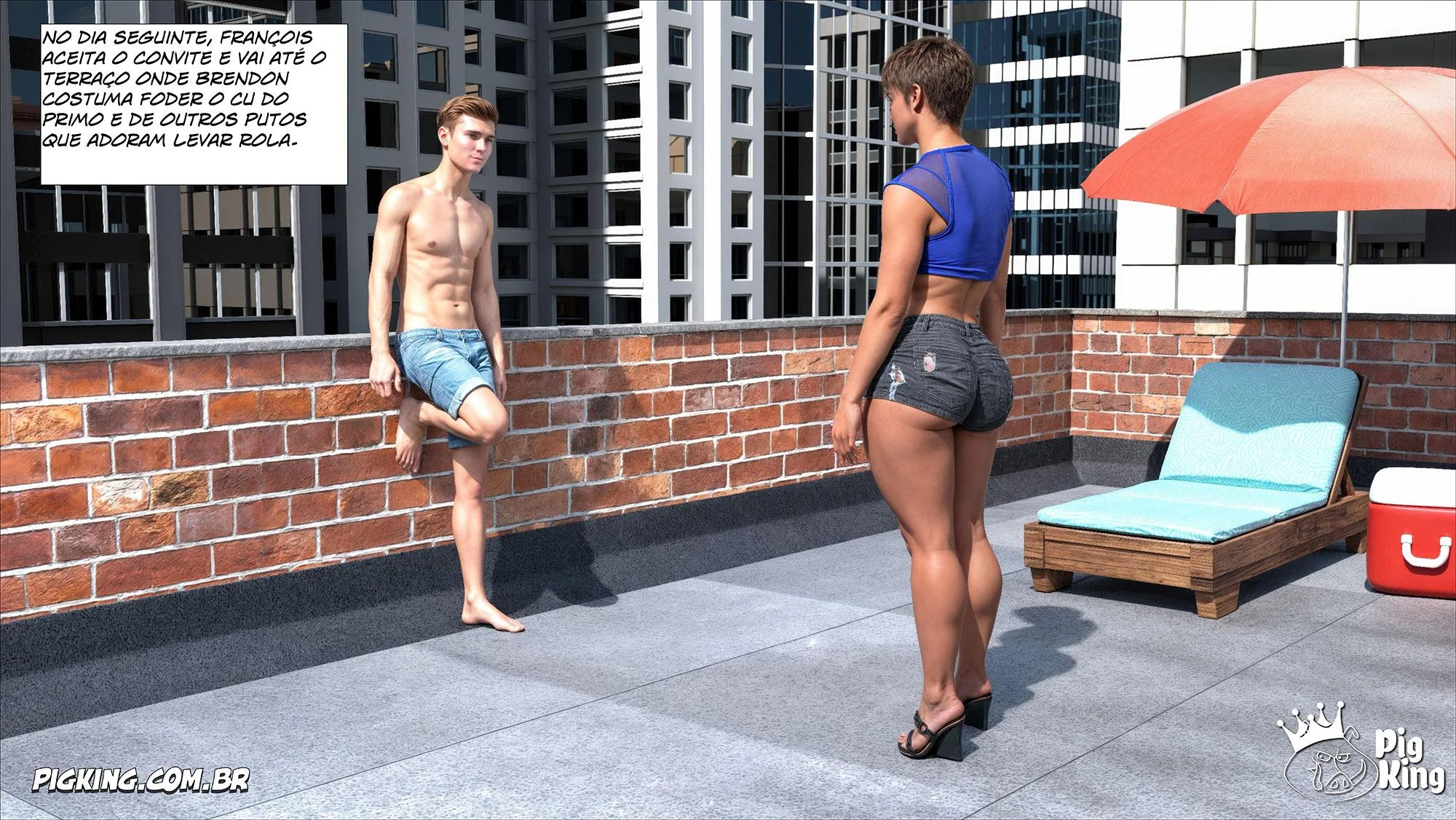 As Aventuras Eróticas de François em HQ: Um Mundo de Prazer e Fantasia 3D