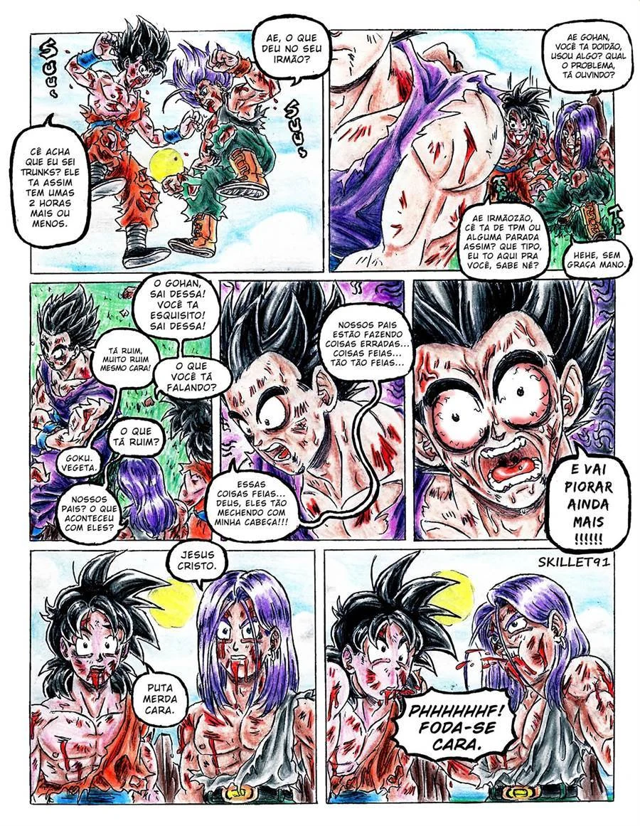 Títulos Sensuais de Dragon Ball - Quadrinhos Eróticos Explícitos