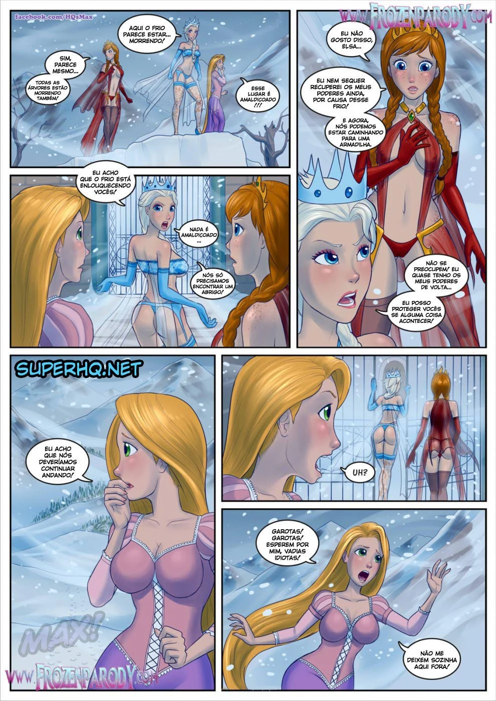 Hentai Proibido da Bela e a Fera: Foda Brutal no Gelo Com Muita Putaria