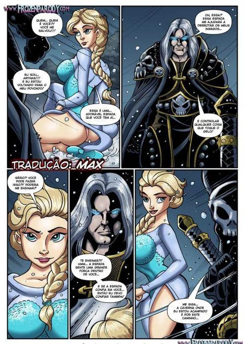 Orgia Gelada da Disney: Hentai Pornô com Princesas em Cenas Proibidas