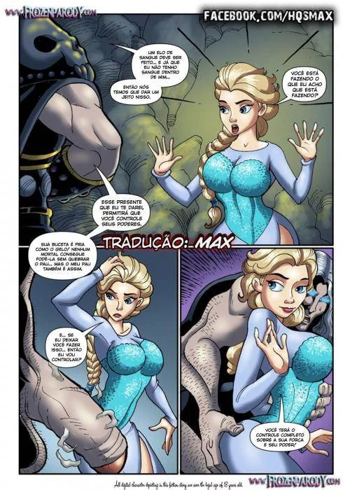 Orgia Gelada da Disney: Hentai Pornô com Princesas em Cenas Proibidas
