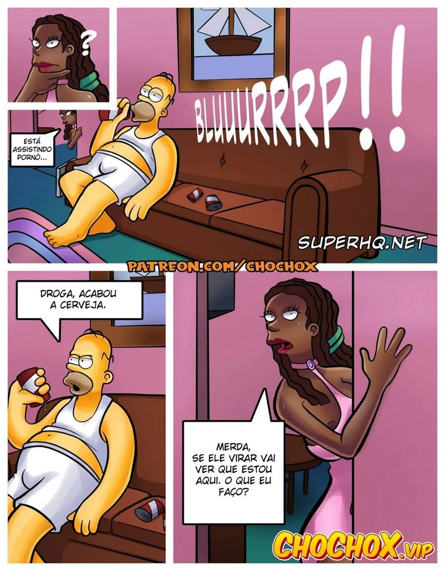 HQ Explícita dos Simpsons: Sexo Ardente em Quadrinhos Obscenos