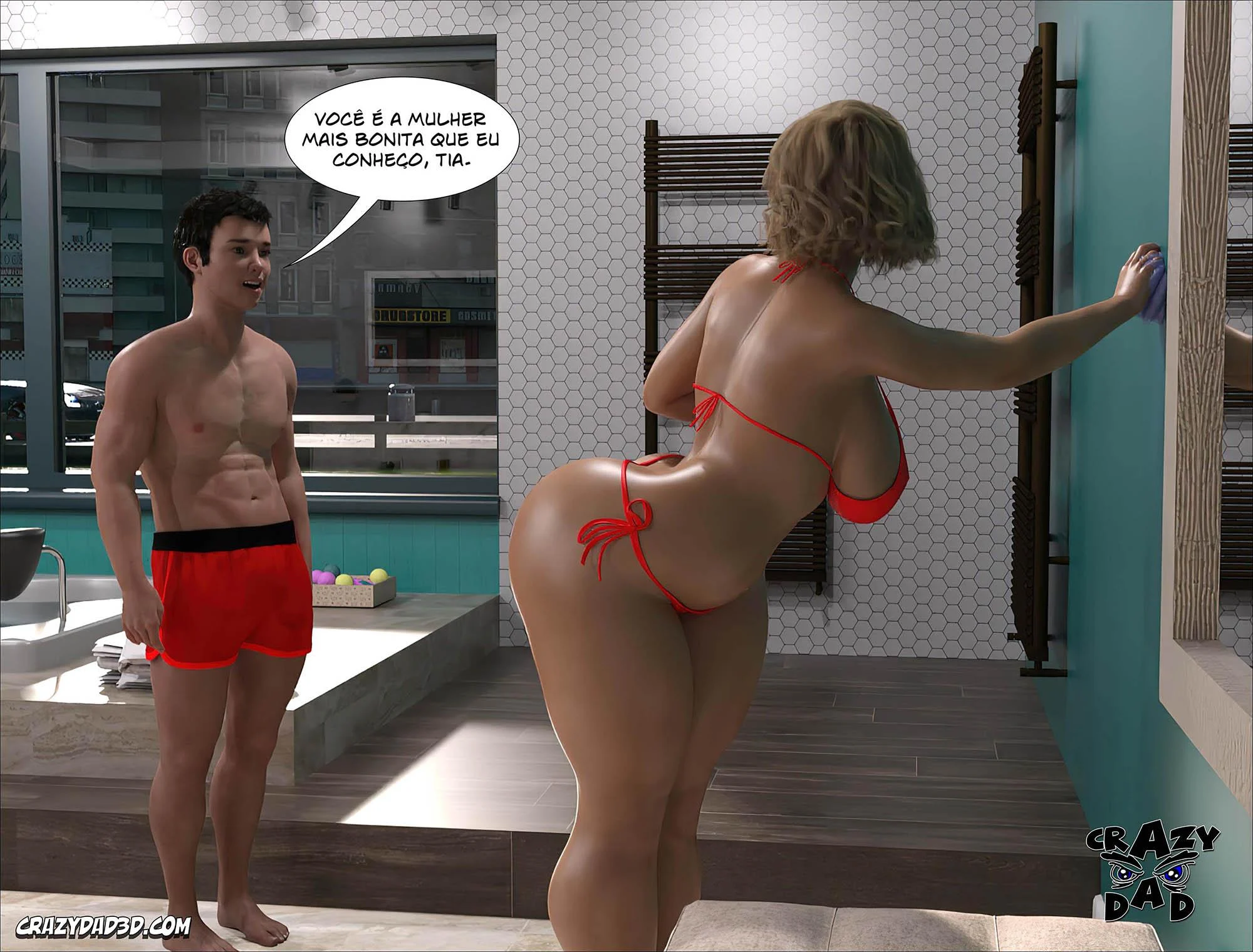 Pai Louco Decide Explorar a Libertade Sexual da Adolescente Irresistível.