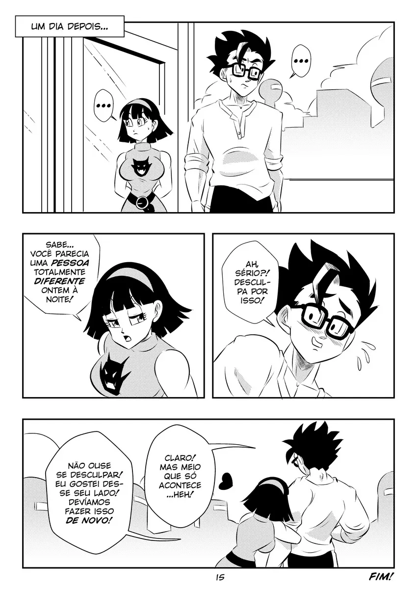 Hentai Explícito: Videl Gosta do Corpo Maduro de Gohan Beast