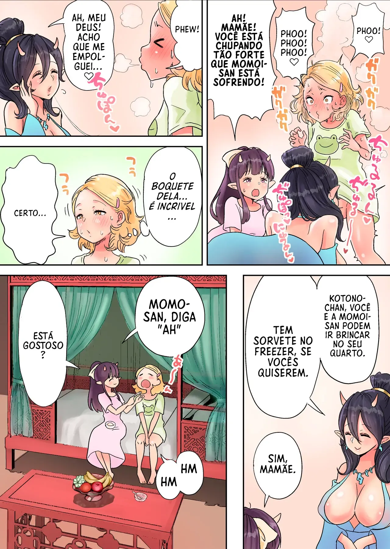 UMA MÃE ONI E SUA FILHA TRANSAM: FUTANARI EXPLÍCITA! UMA MÃE ONI E SUA FILHA TRANSAM: FUTANARI EXPLÍCITA!