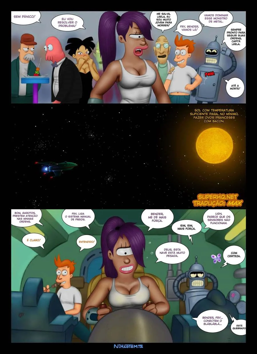 Nessa HQ Alucinante de Futurama, o Sexo Explícito Vai Além dos Limites da Decência!