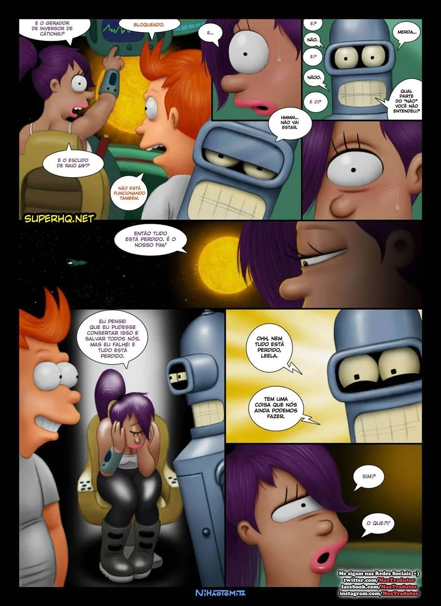 Nessa HQ Alucinante de Futurama, o Sexo Explícito Vai Além dos Limites da Decência!