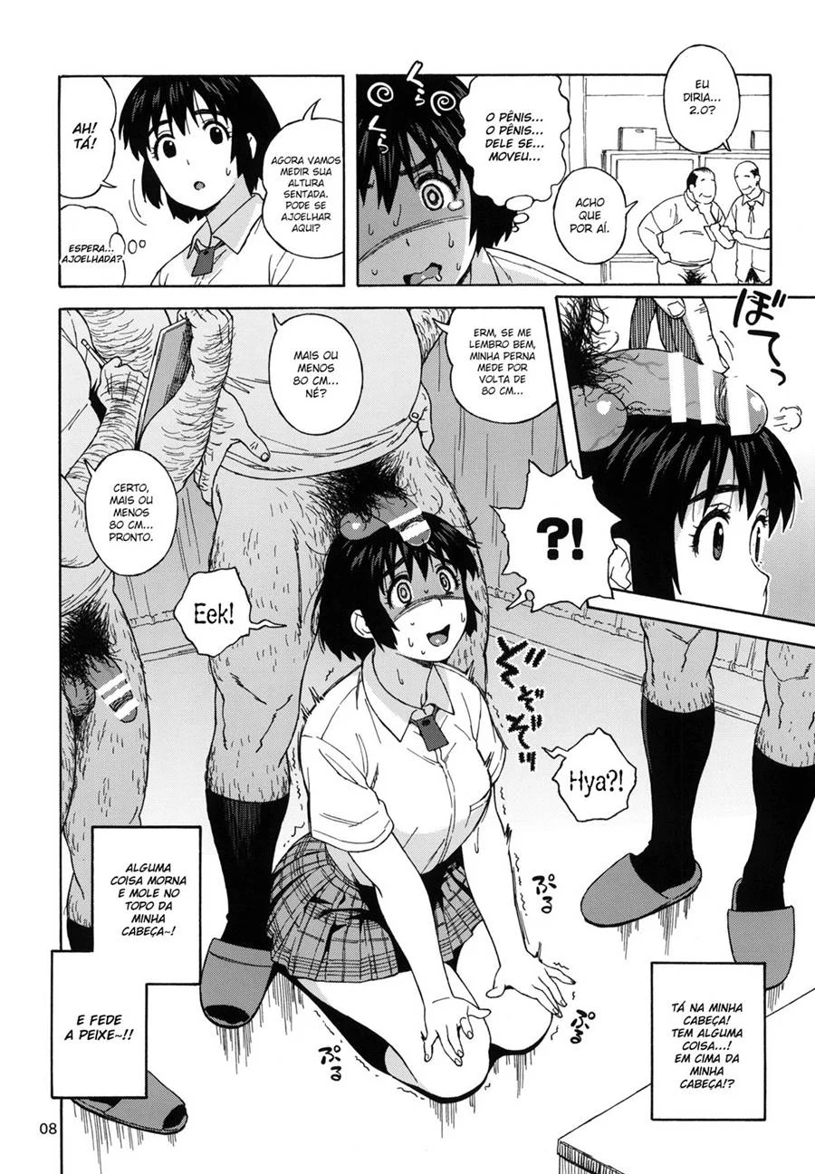 Exame Íntimo: Medições Proibidas do Corpo de Fuuka em HQ Hot