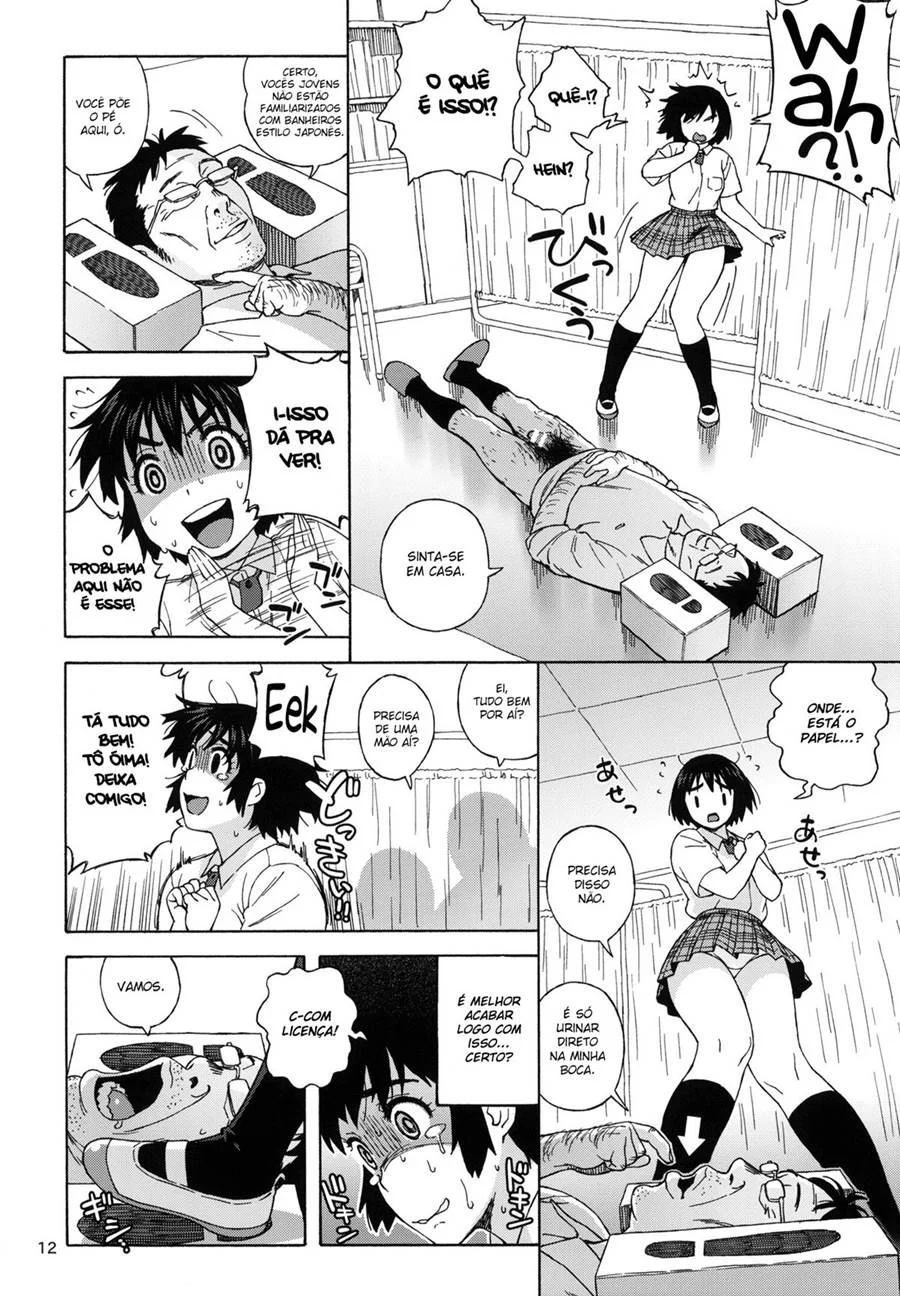 Exame Íntimo: Medições Proibidas do Corpo de Fuuka em HQ Hot