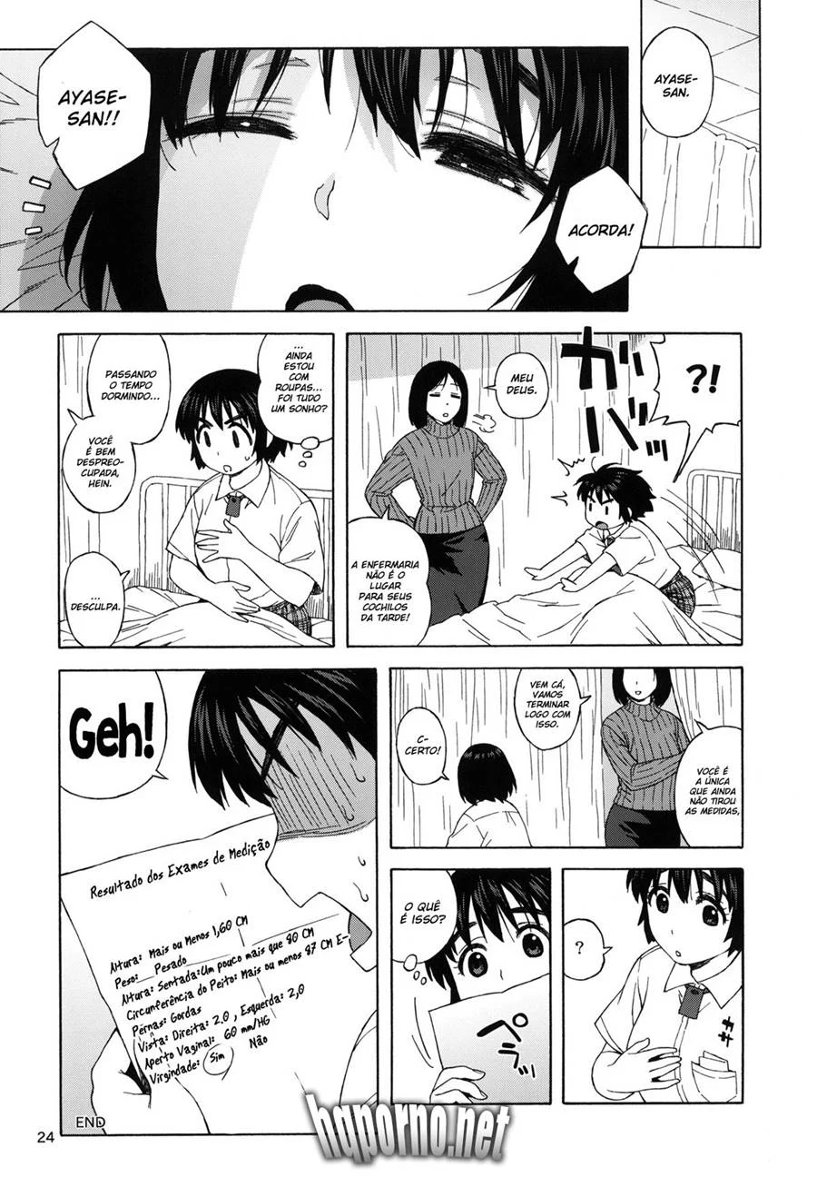 Exame Íntimo: Medições Proibidas do Corpo de Fuuka em HQ Hot