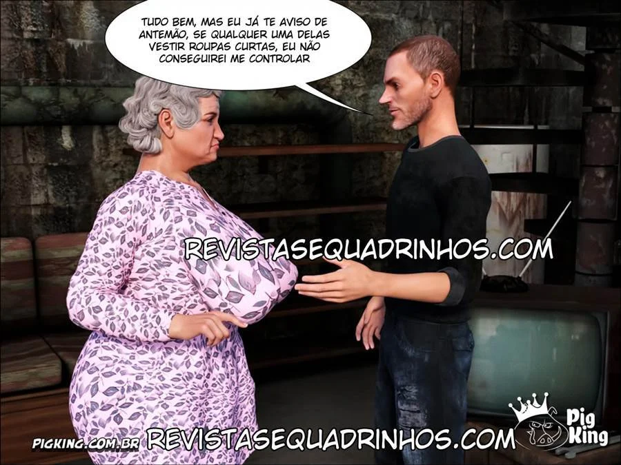 Rei Porco: A Foda Brutal em HQ Hentai 3D Explícita