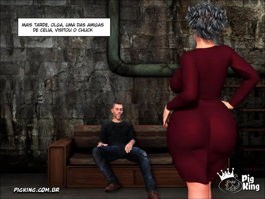 Rei Porco: A Foda Brutal em HQ Hentai 3D Explícita