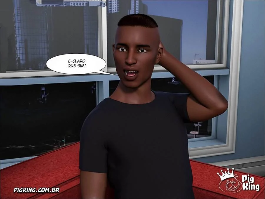 A Foda Animada do Rei Porco: Quadrinhos de Sexo em 3D Sem Censura