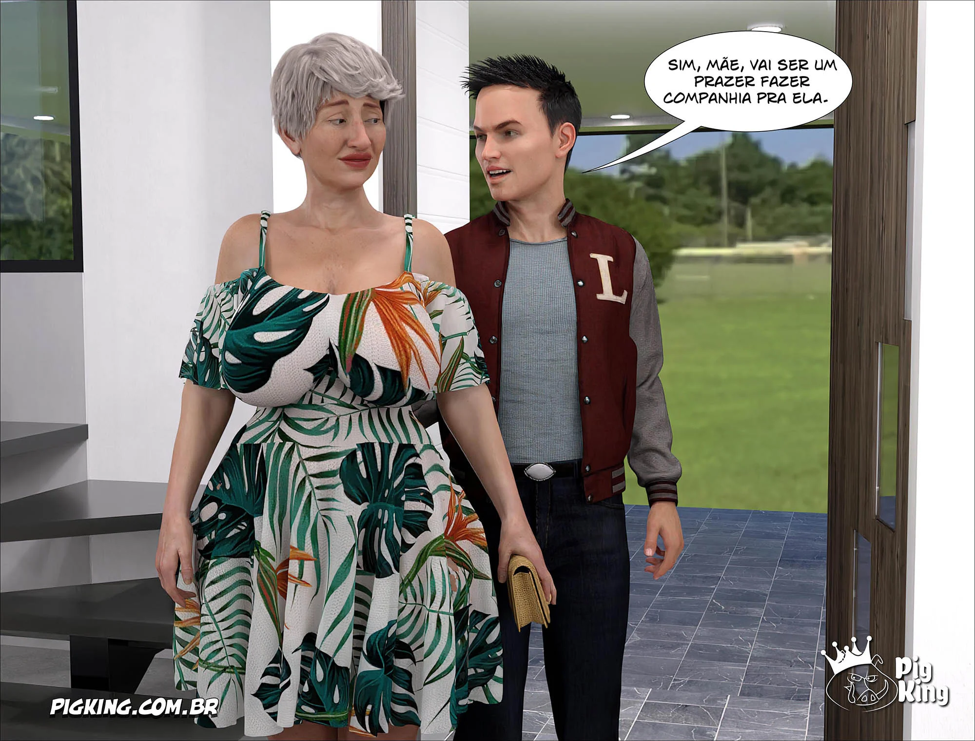 Atenção Explícita: Quadrinhos Adultos 3D do PigKing Com Cenas de Putaria Pesada