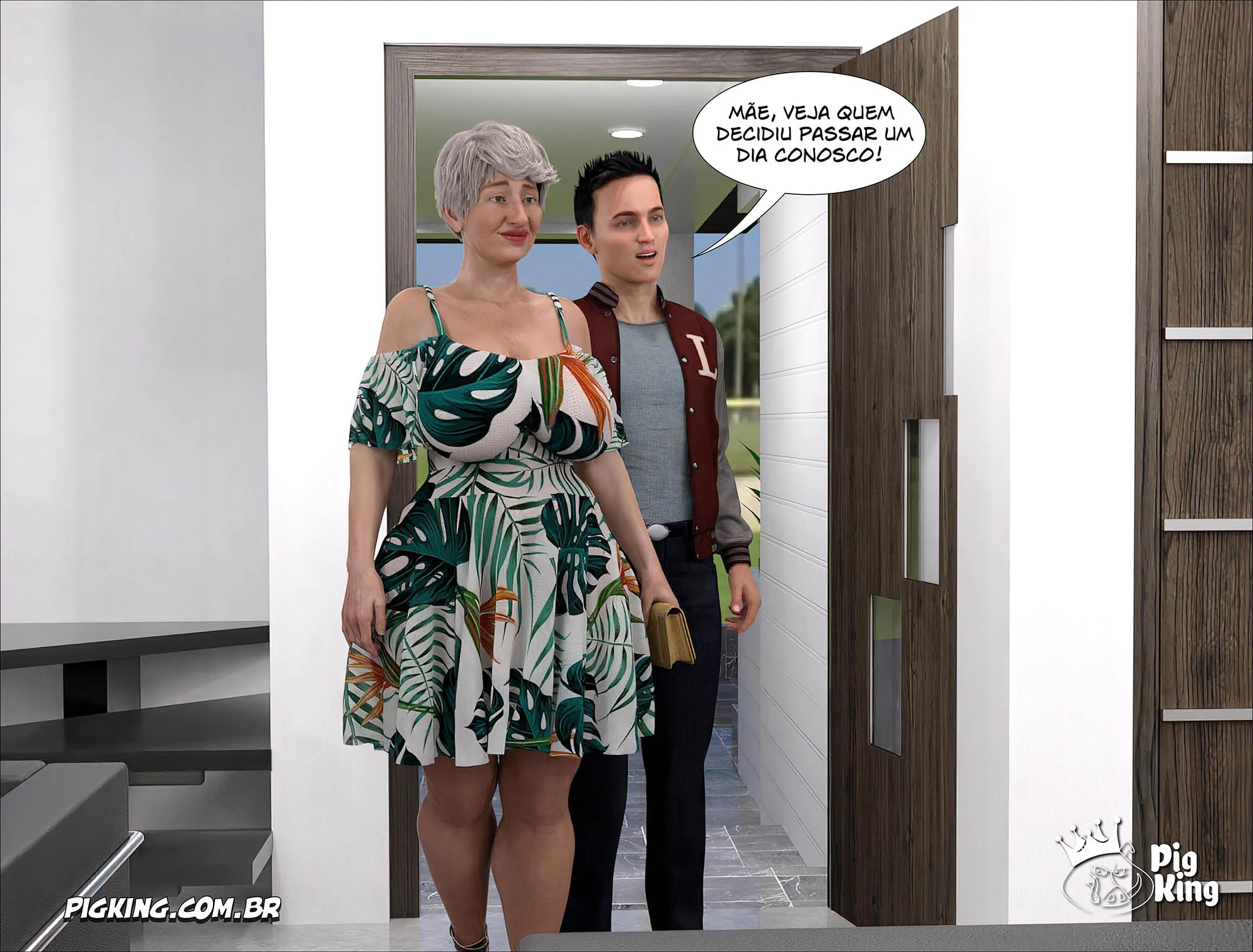 Atenção Explícita: Quadrinhos Adultos 3D do PigKing Com Cenas de Putaria Pesada