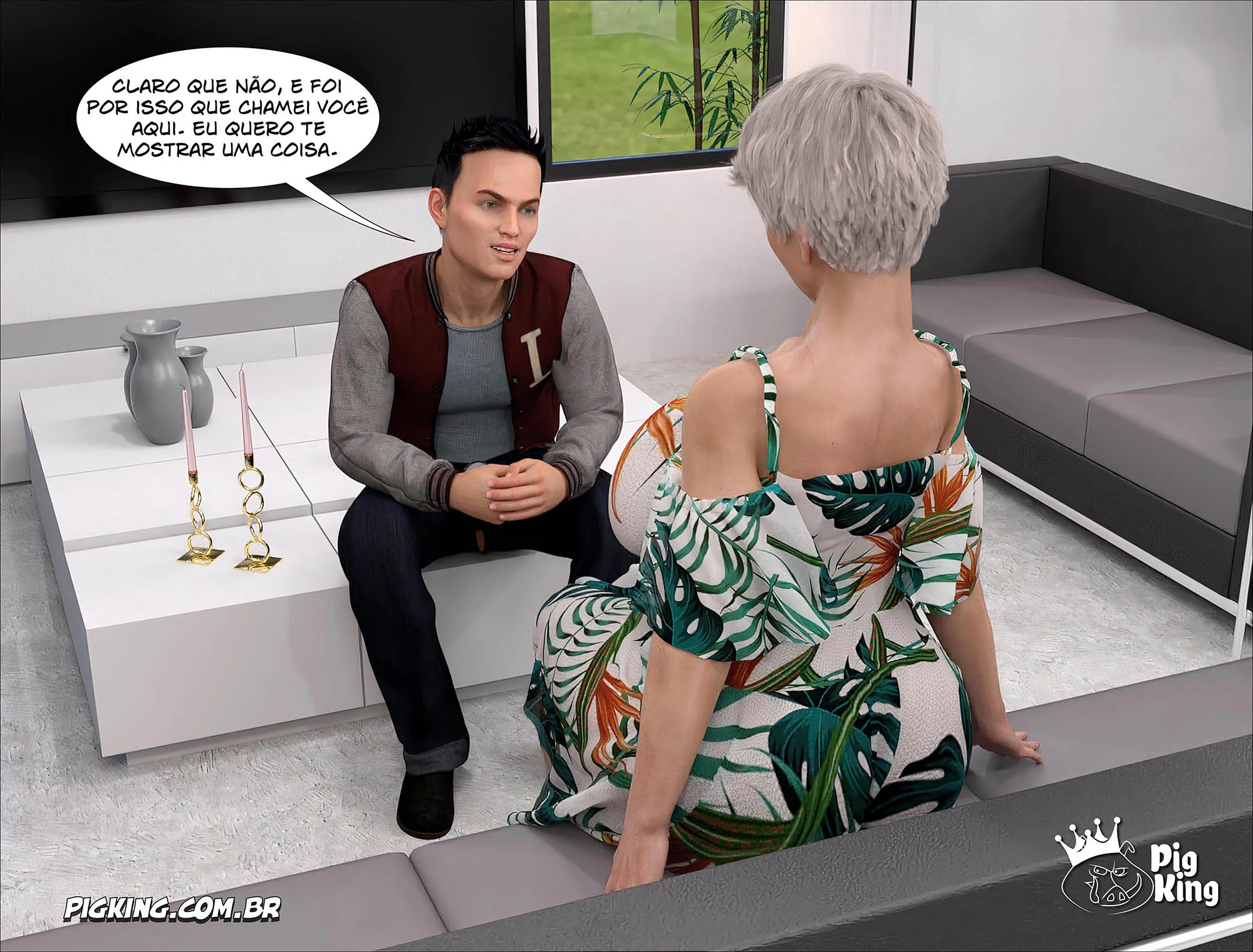 Atenção Explícita: Quadrinhos Adultos 3D do PigKing Com Cenas de Putaria Pesada