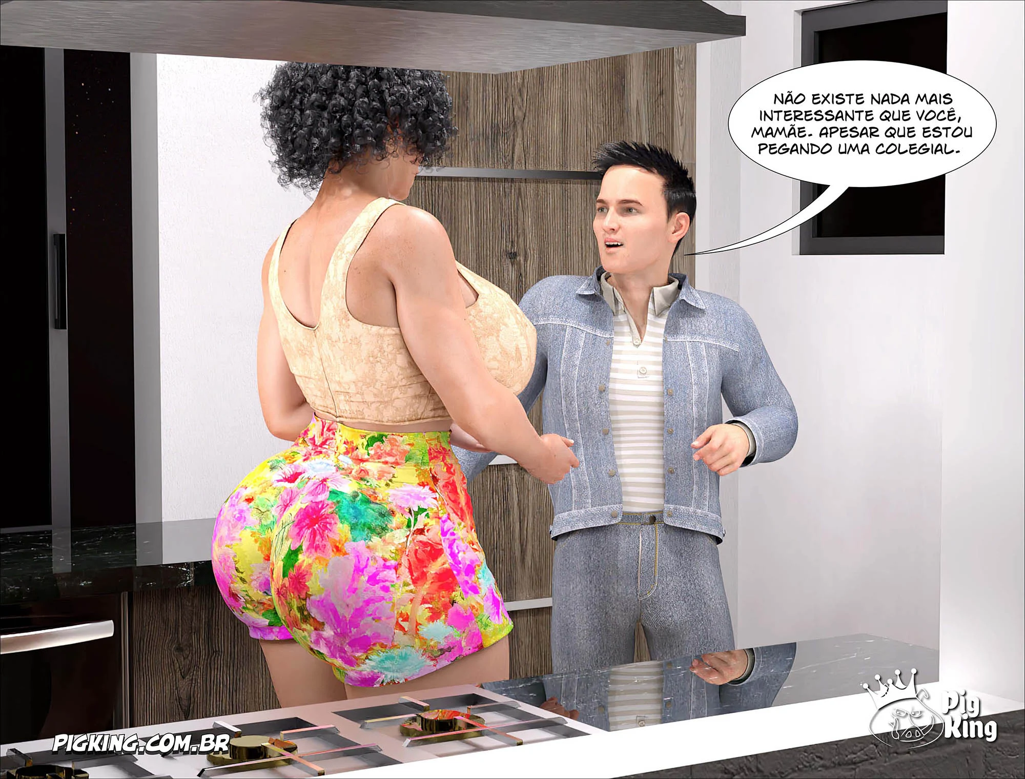 Sexo Brutal com a Gostosa de Rosto Esquisito em 3D Explícito