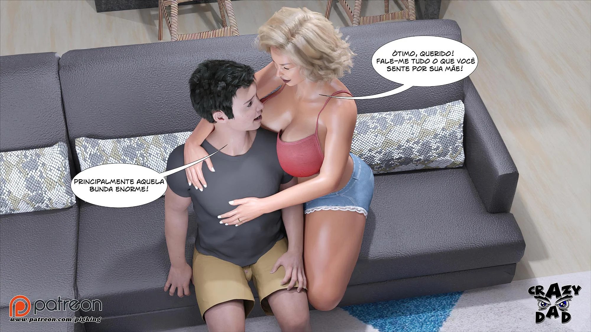 Tribo do Sexo Selvagem: Madison 23 Comendo de Quatro no Quadrinhos Erótico
