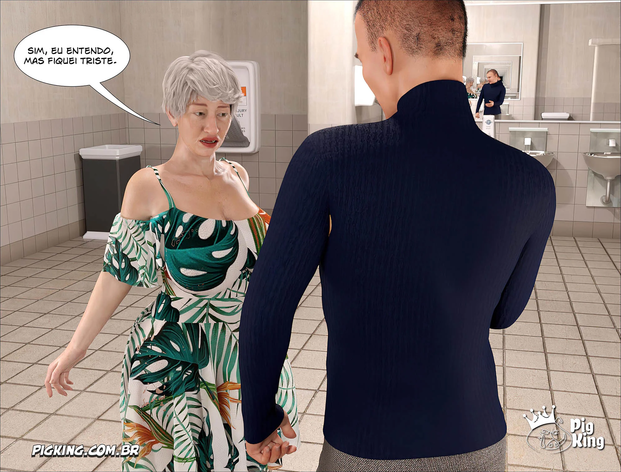 Viciante Putaria 3D: Submissa Gostosa Recebendo Gozada Quente