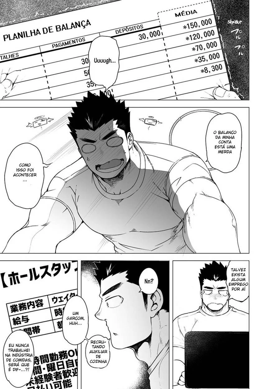 Garçom Nu: Hentai com Sexo Explícito e Ação Quente