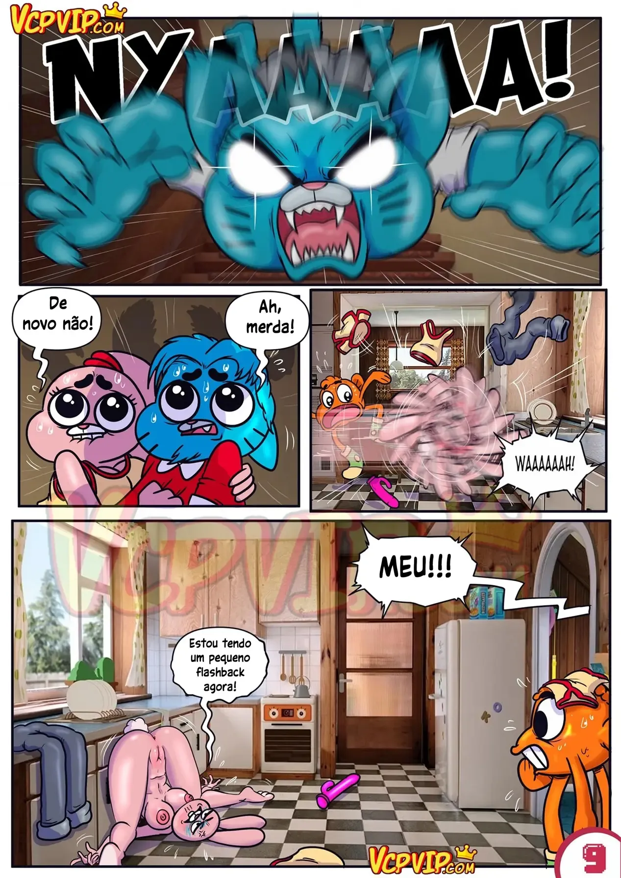 Gatas Safadas Pedindo Pica - Quadrinhos Eróticos Furry com Cenas Explícitas