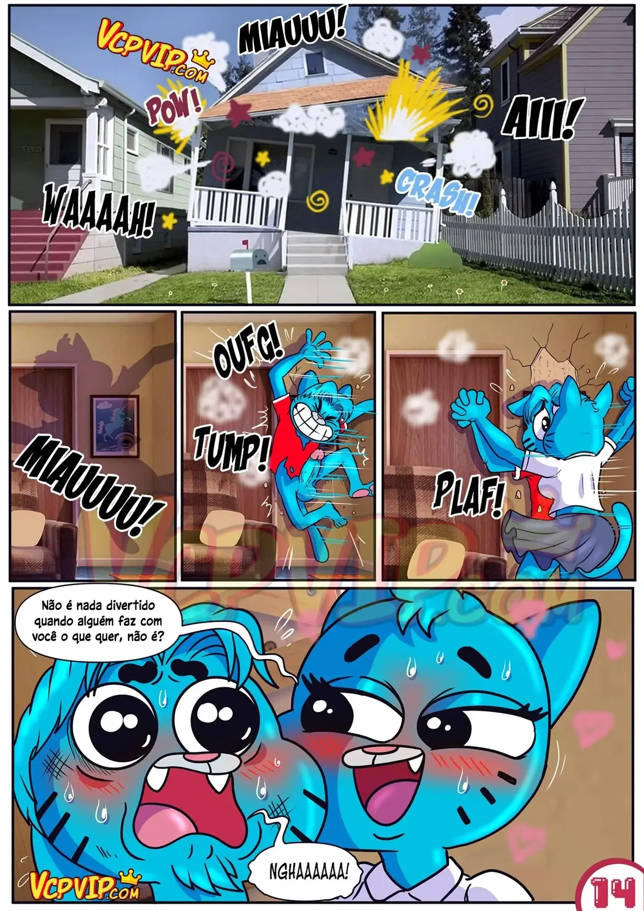 Gatas Safadas Pedindo Pica - Quadrinhos Eróticos Furry com Cenas Explícitas