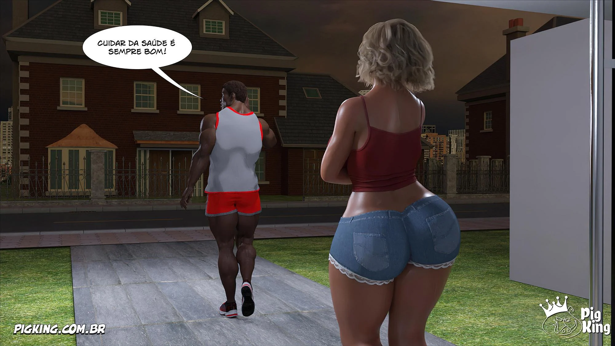 Infernal: Senta na Minha Pica, Madison – Quadrinhos Pornô em 3D